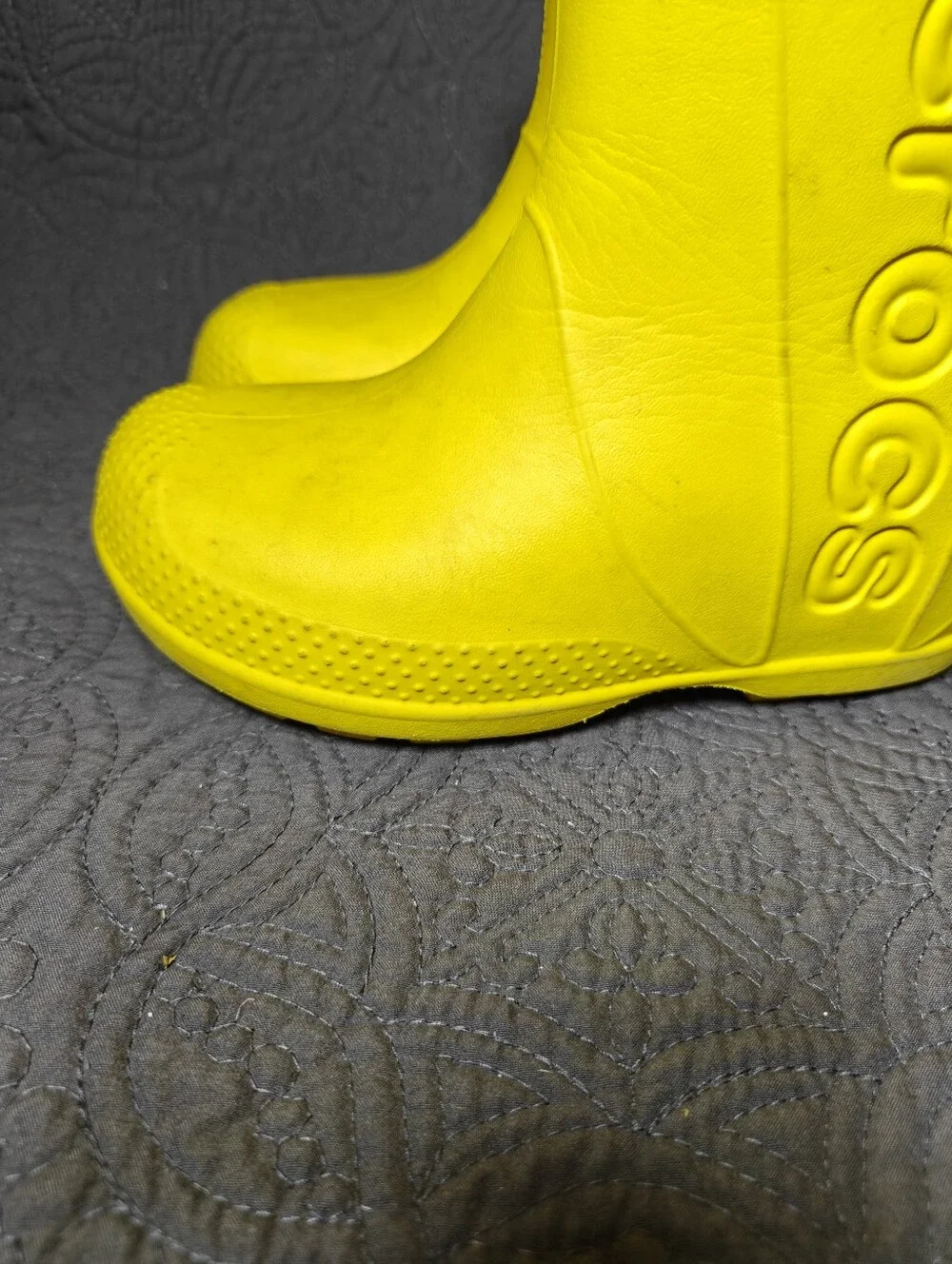 Toddler Handle It Yellow Pull On Pink Rain Boot Size Toddler Size 12